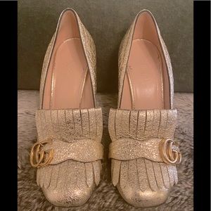 Gucci Marmont Loafer Pumps